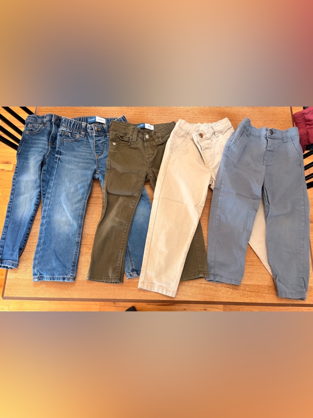 Old Navy Kids Pants - Olive, Khaki & Blue